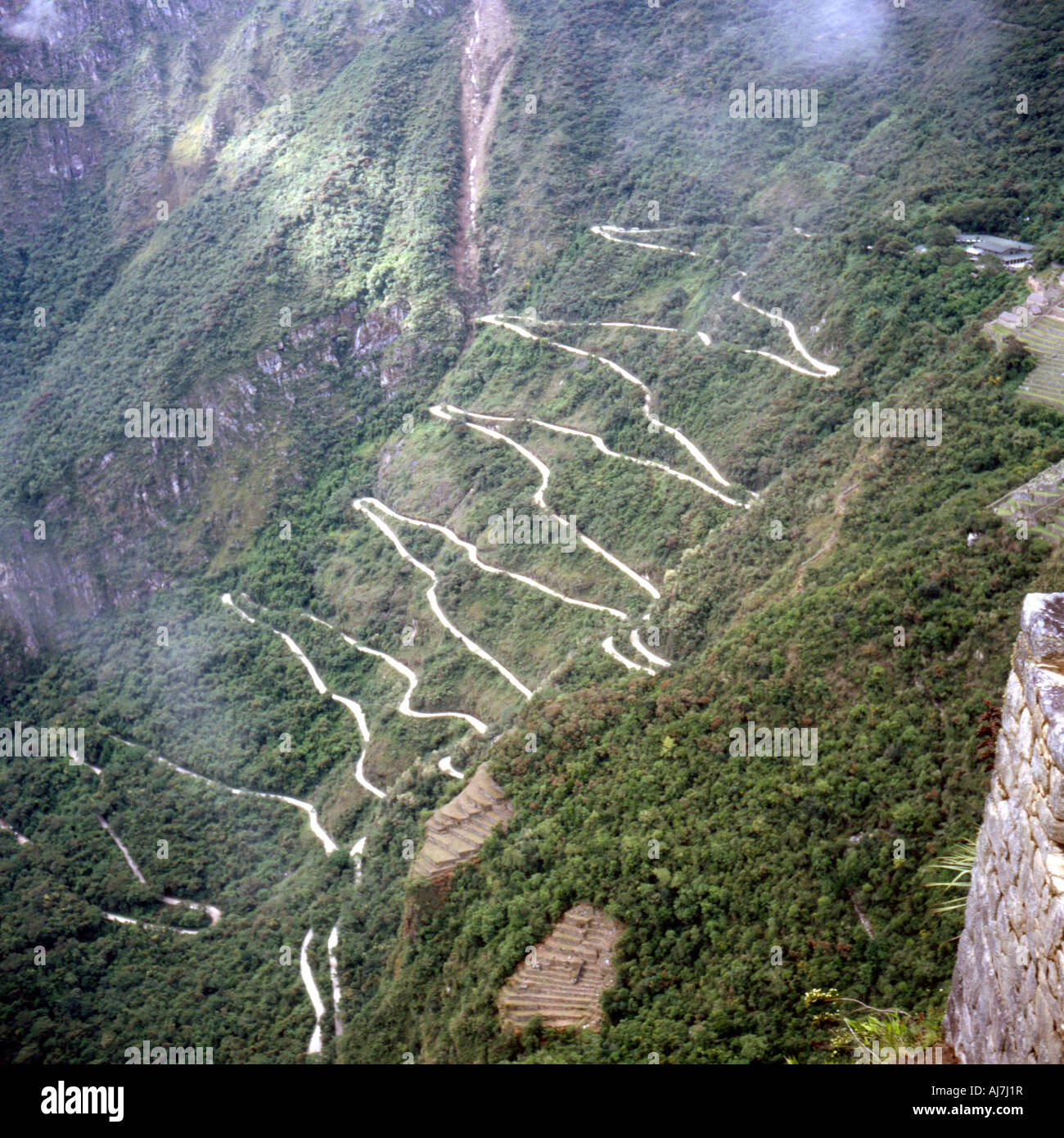 Road to Machu Picchu.Peru.2006 Stock Photo