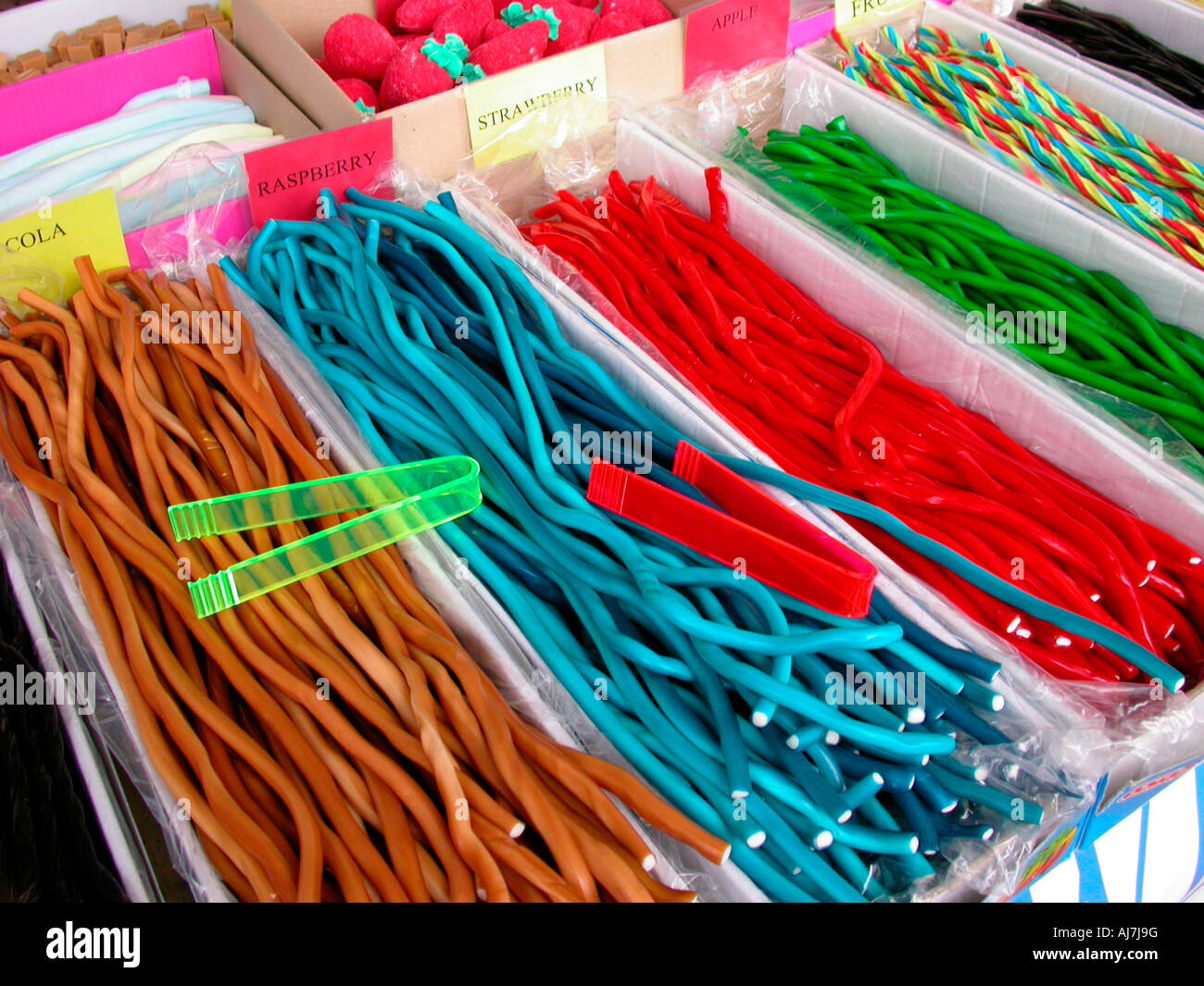 highly coloured sweets and candys on sale full of artificial additives