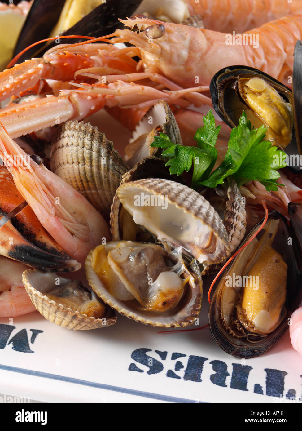 French fruits de mer Stock Photo - Alamy