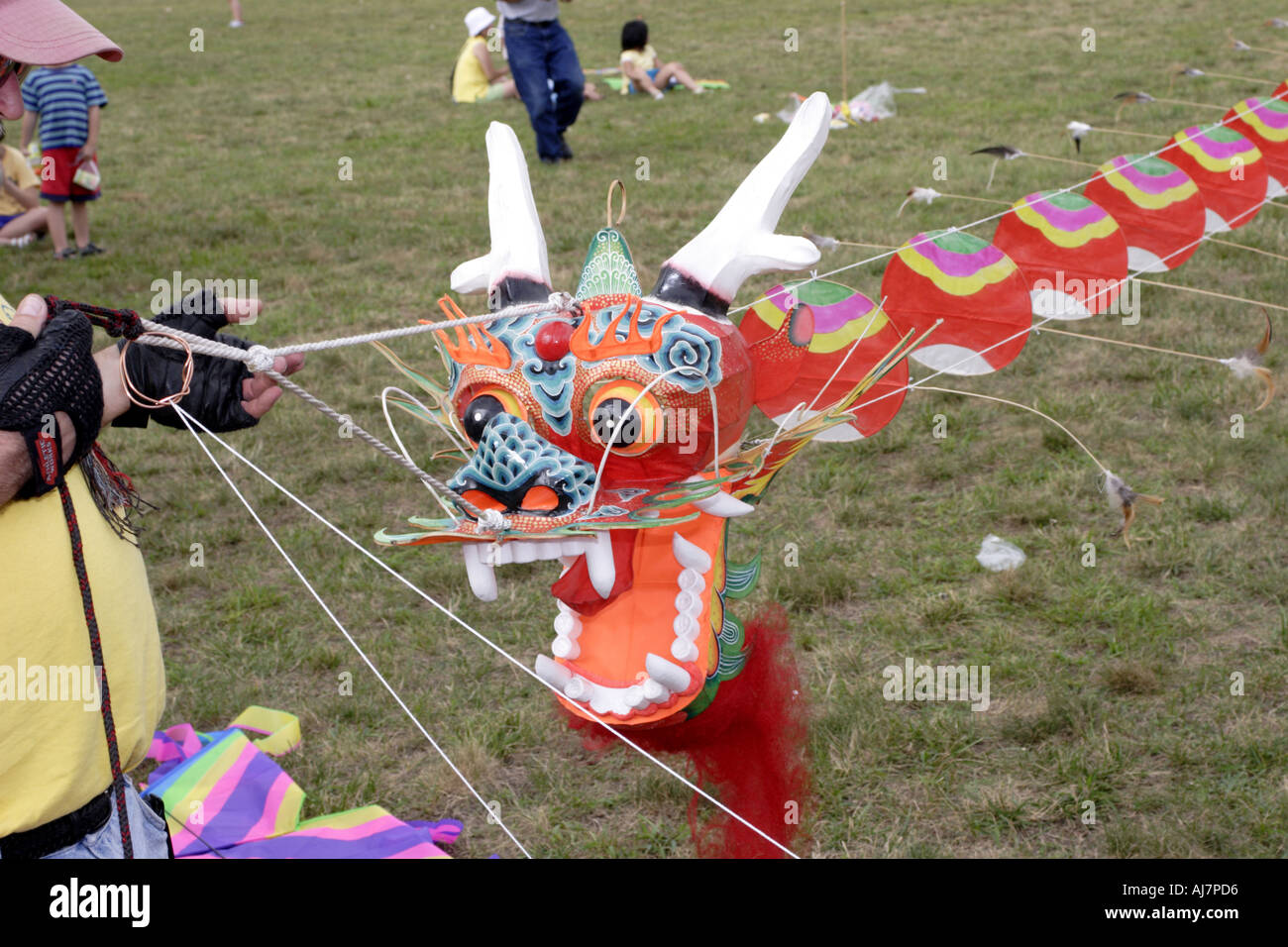 Dragon Head Kite at Chinese Kite Festival in Liberty State Park Jersey