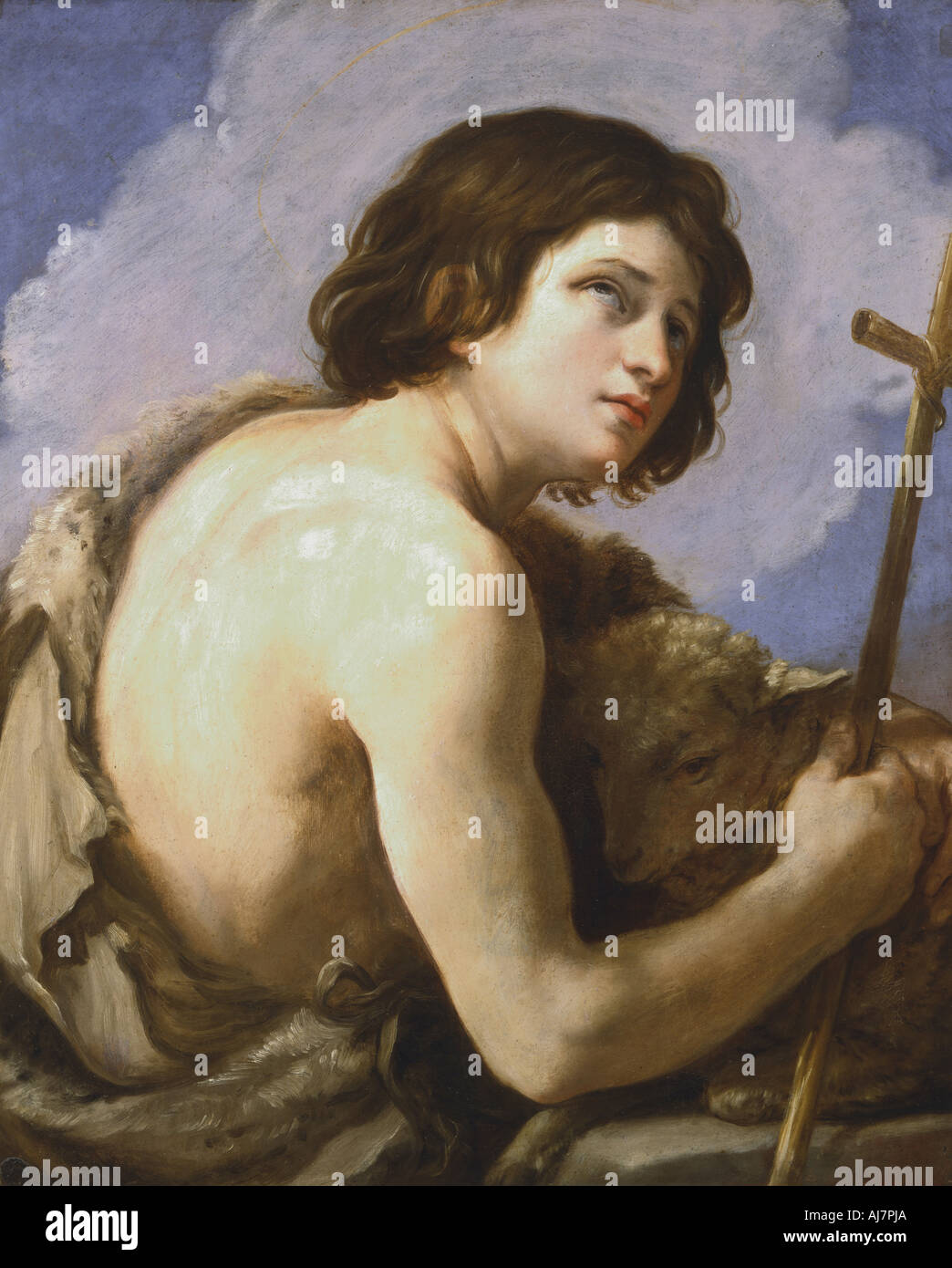 'St John the Baptist', c1595-1642. Artist: Guido Reni Stock Photo