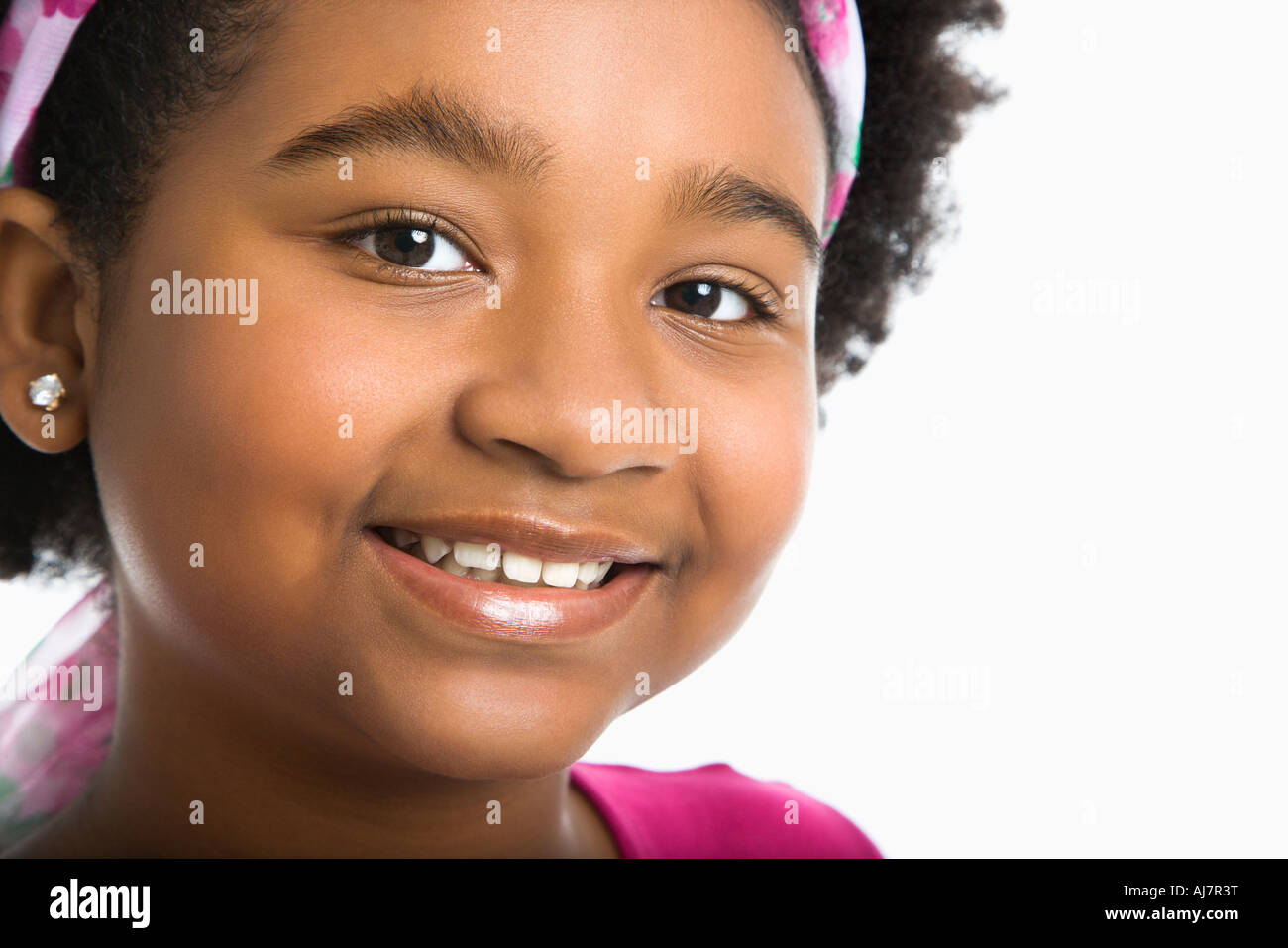 African girl smiling hi-res stock photography and images - Alamy