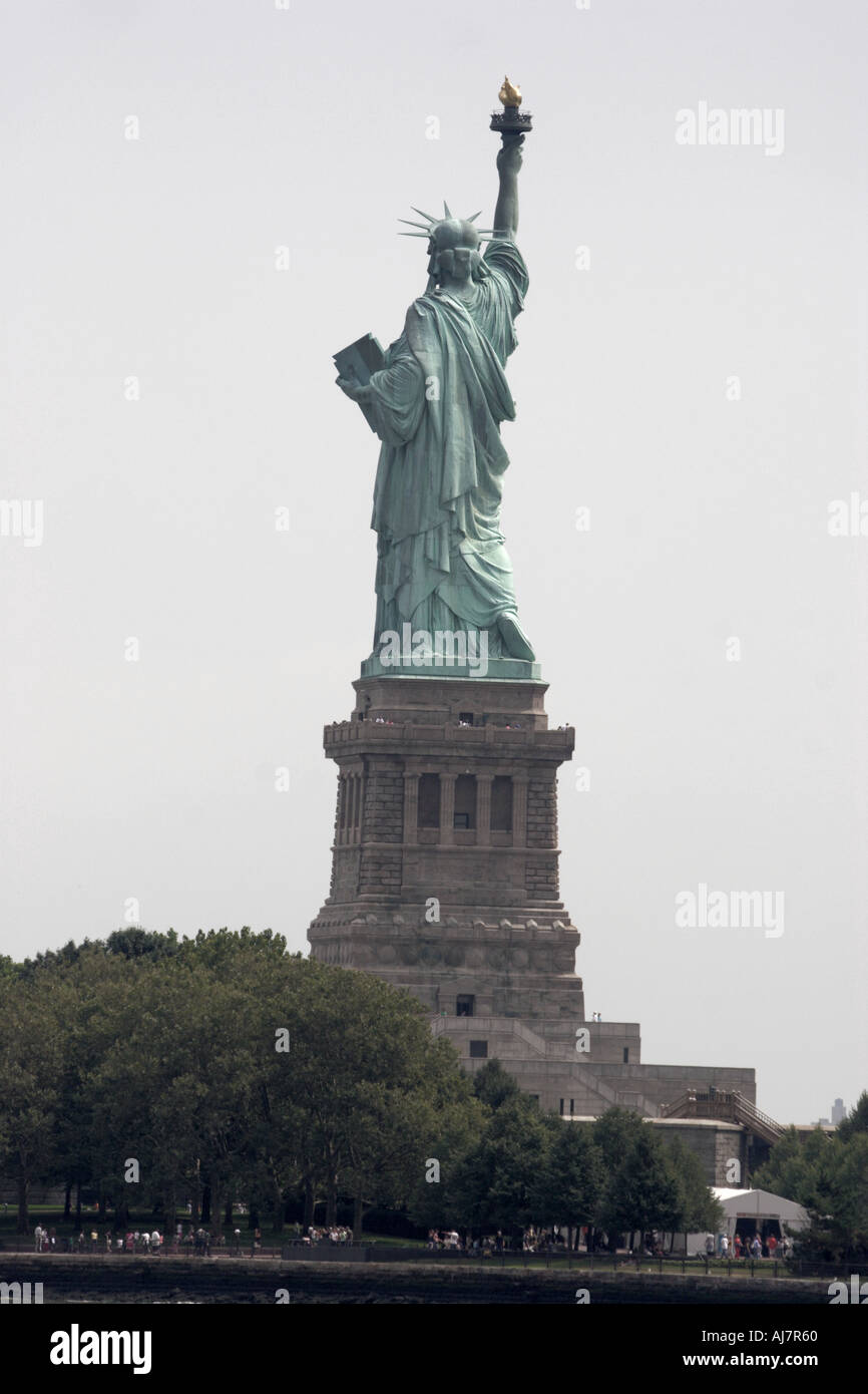 Statue Liberty Jersey City Skylines By Stock Photo 37732831