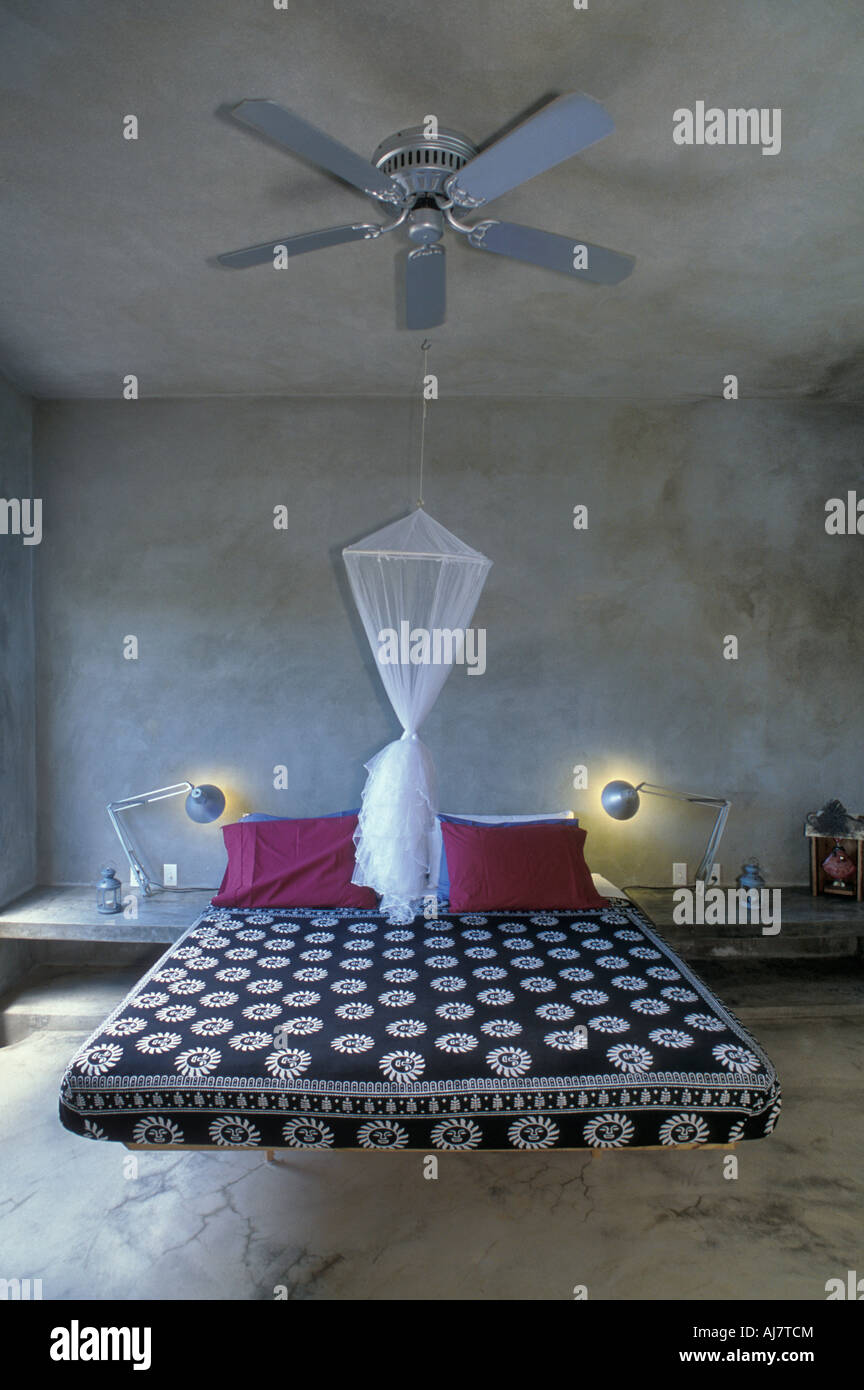 Bedroom at Hix Island House a luxury inn designed by architect John Hix