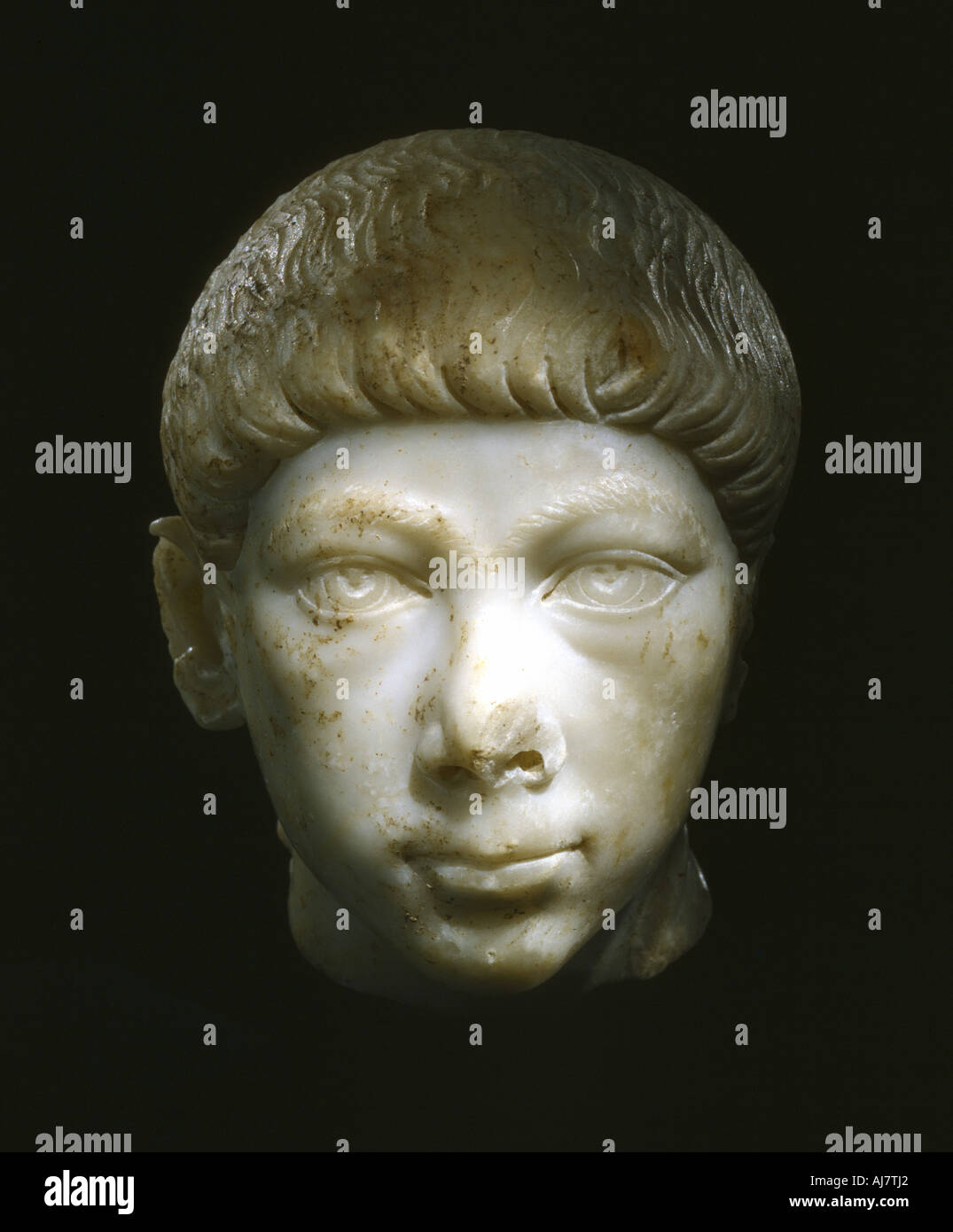 Valentinian II or Gratian, 4th century Roman Emperors. Artist: Unknown  Stock Photo - Alamy