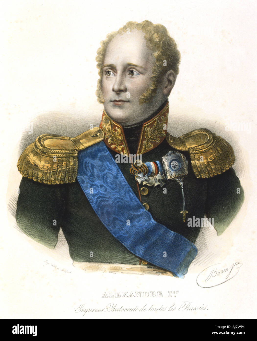 Alexander i tsar of russia hi-res stock photography and images - Alamy