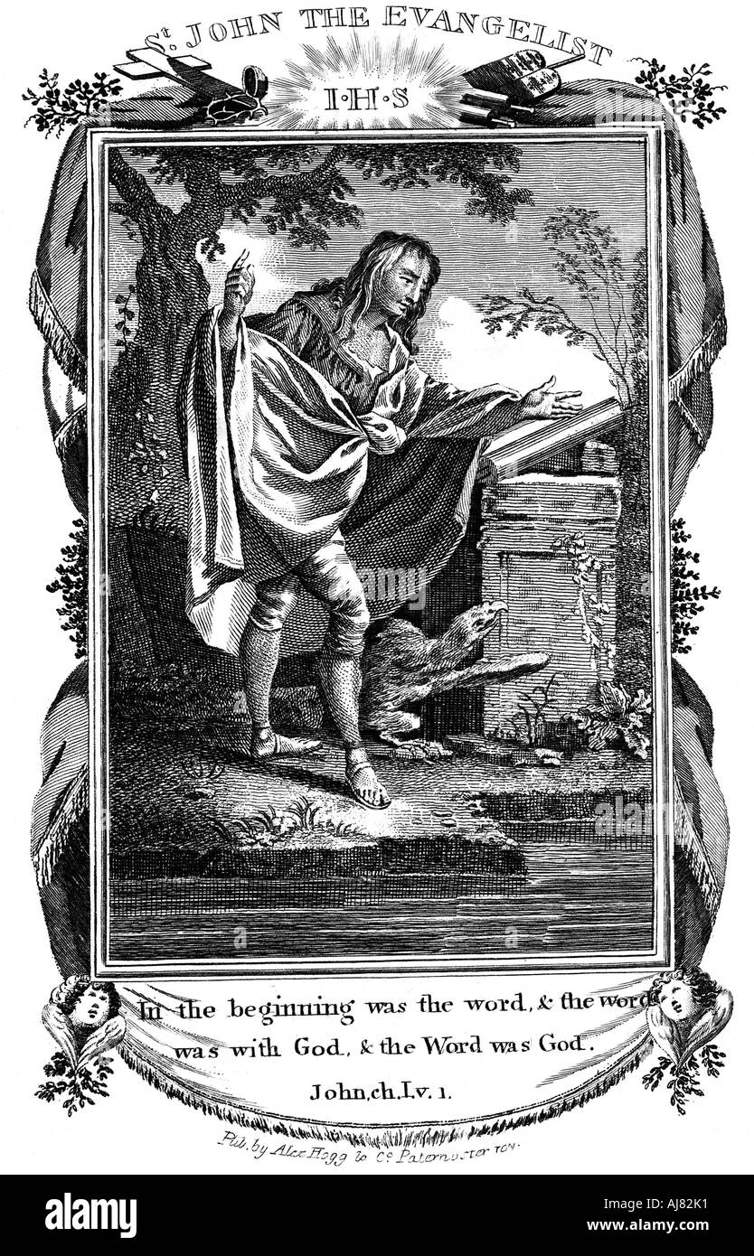 'St John the Evangelist', c1808. Artist: Unknown Stock Photo