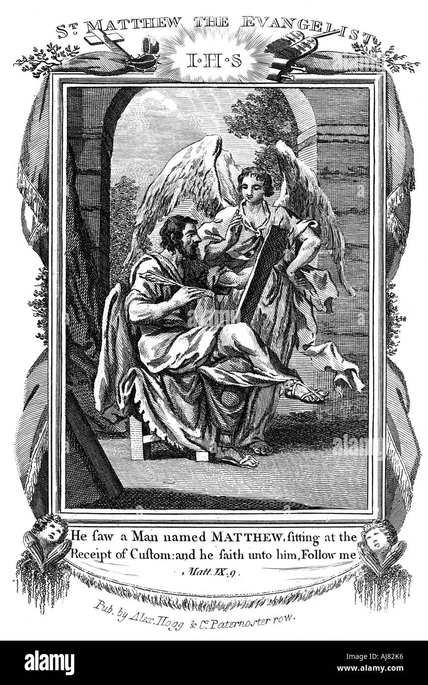 'St Matthew the Evangelist', c1808. Artist: Unknown Stock Photo