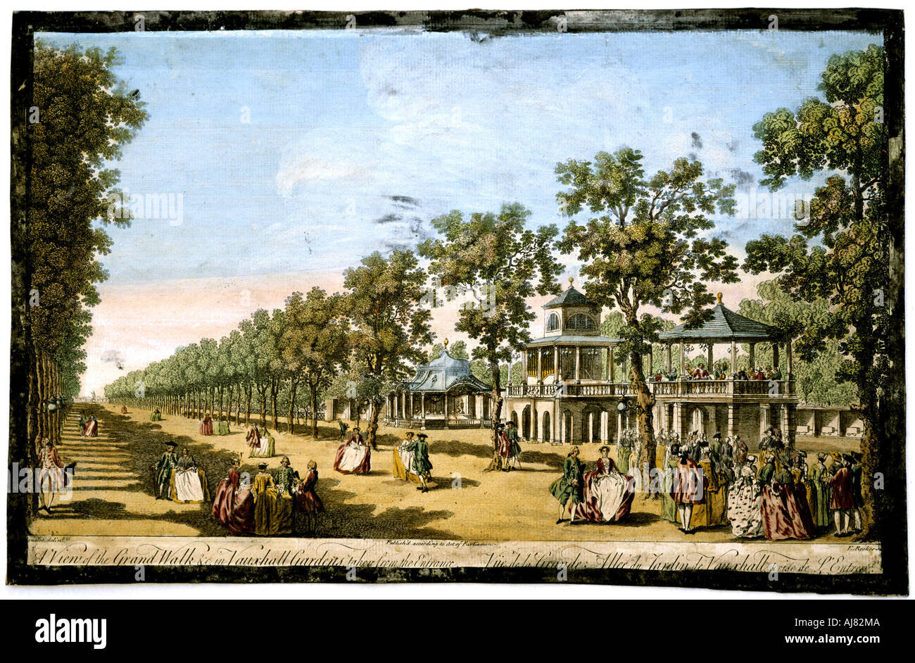 17 век развлечения. Воксхолл парк в Лондоне 19 века. Воксхолл Лондон 18 век. Сад Воксхолл-Гарденз. Воксхолл сад в Лондоне.