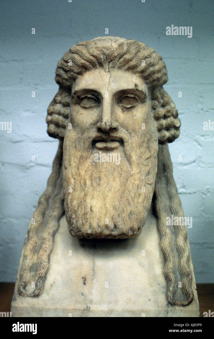 Dionysius, Greek god of wine. Artist: Unknown Stock Photo