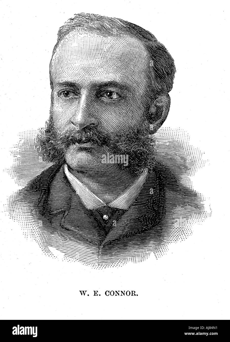 Washington E Connor, partner and broker of the Jay Gould stochbroking firm, 1885. Artist: Unknown Stock Photo