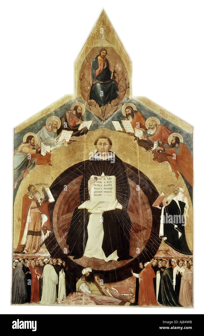 St Thomas Aquinas, Italian theologian and philosopher. Artist: Unknown Stock Photo