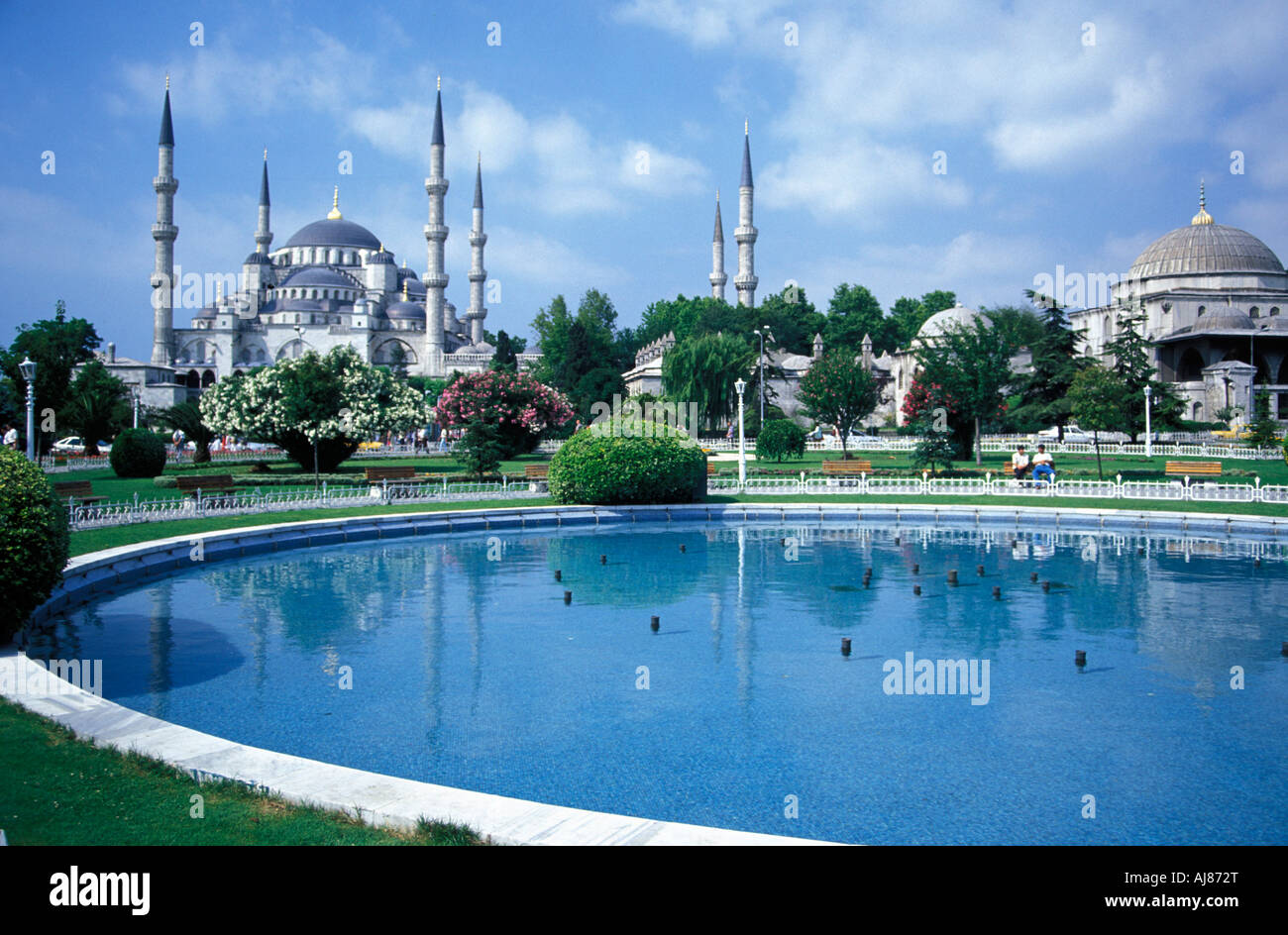 Sultan Ahmed Mosque Blue Mosque Istanbul Istanbul Turkey Stock Photo ...