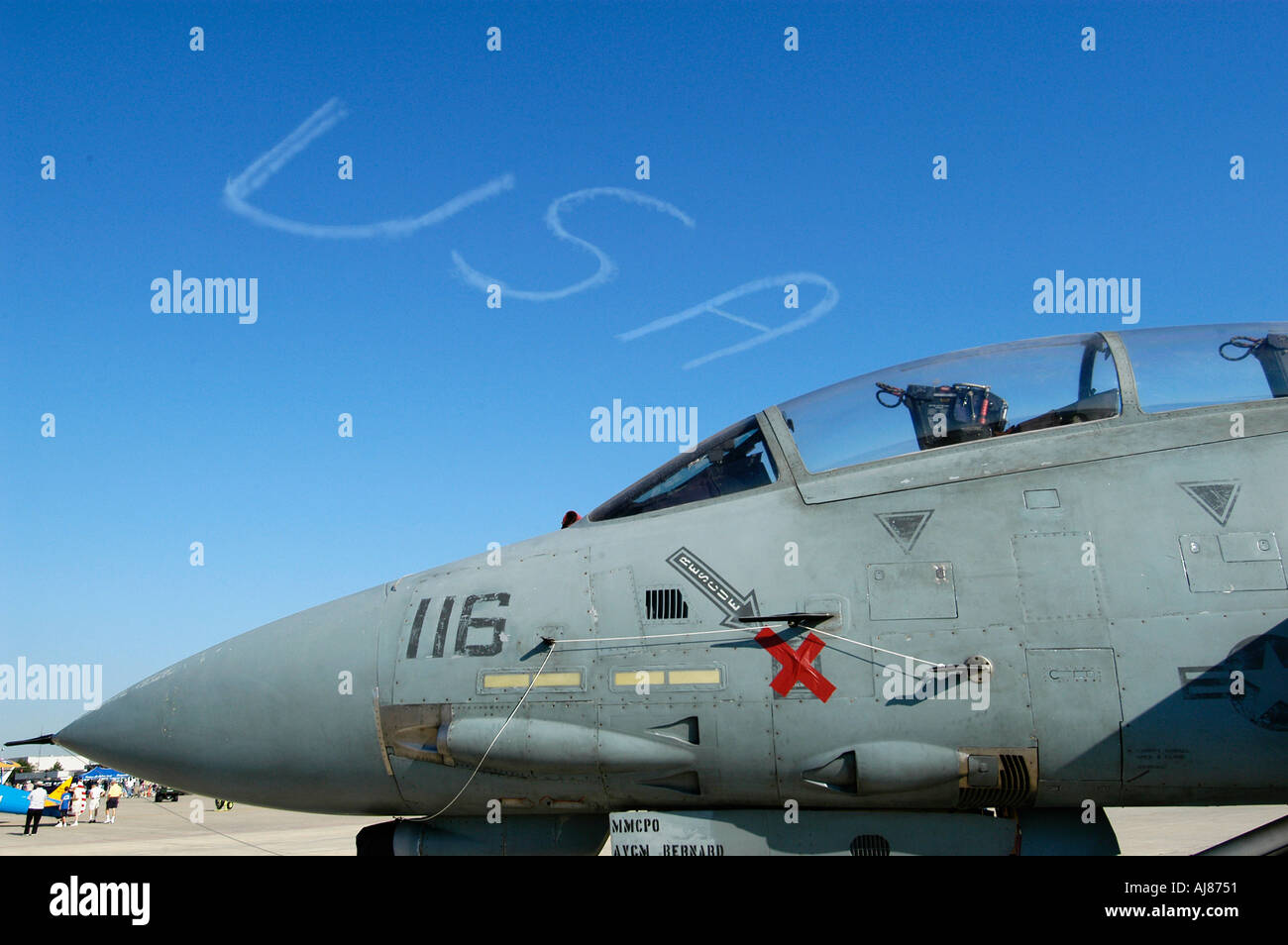 Air Show at Selfridge Air Force Base Mt Clemens Michigan Stock Photo