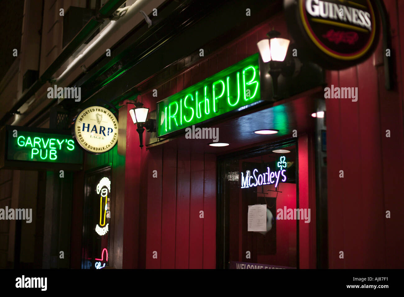 Garvey's Irish Pub in the Milford Hotel on 8th Ave at 48th Street near