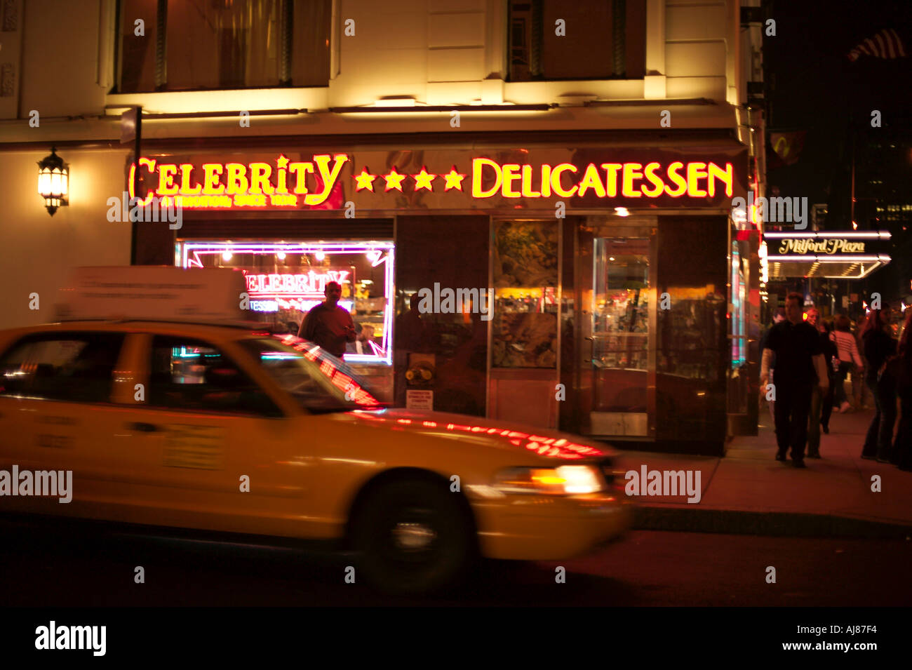 Celebrity Delicatessen on 8th Ave at 48th Street near Times Square in