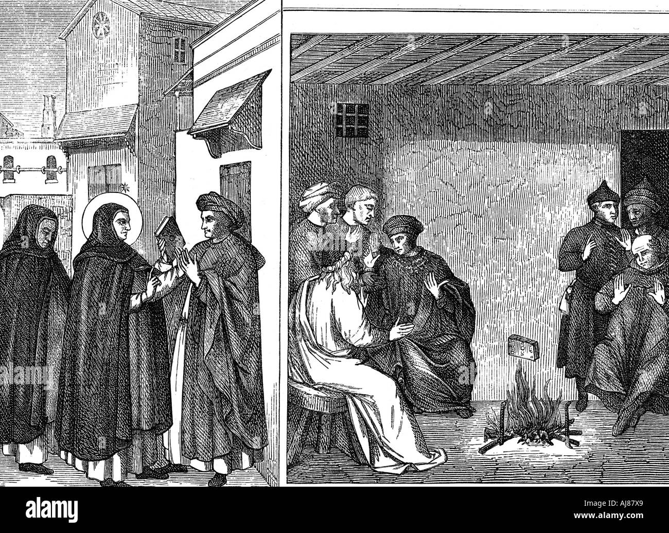 Albigensian heresy, c1190-1220. Artist: Unknown Stock Photo