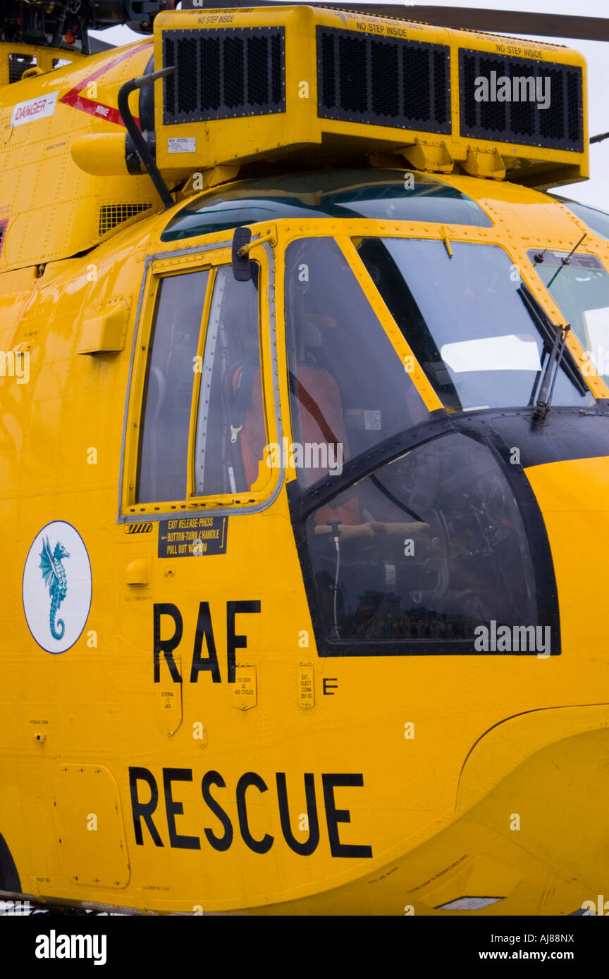 Westland Sea King RAF Rescue Helicopter Stock Photo Alamy
