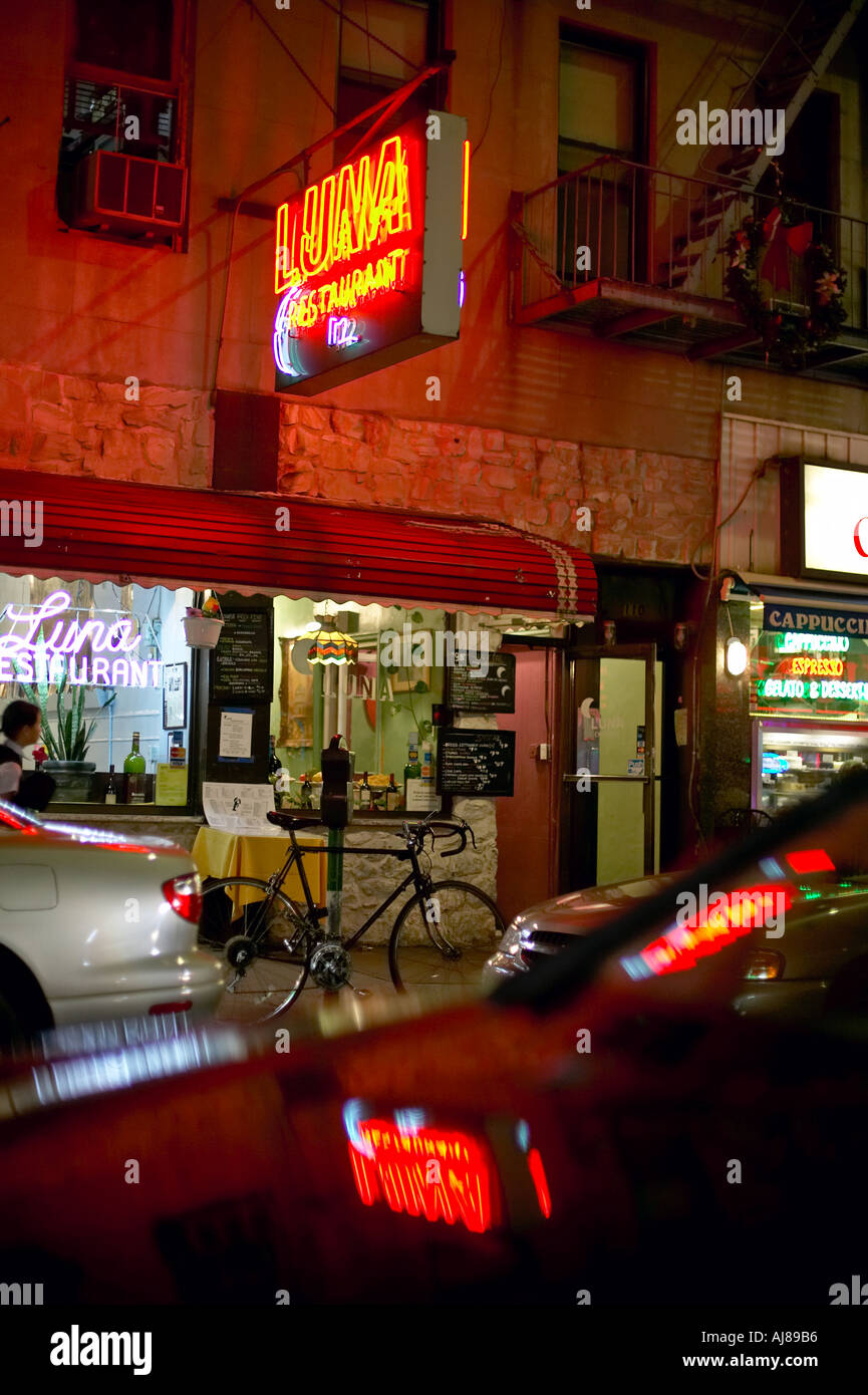 Luna ristorante little italy nyc hires stock photography and images