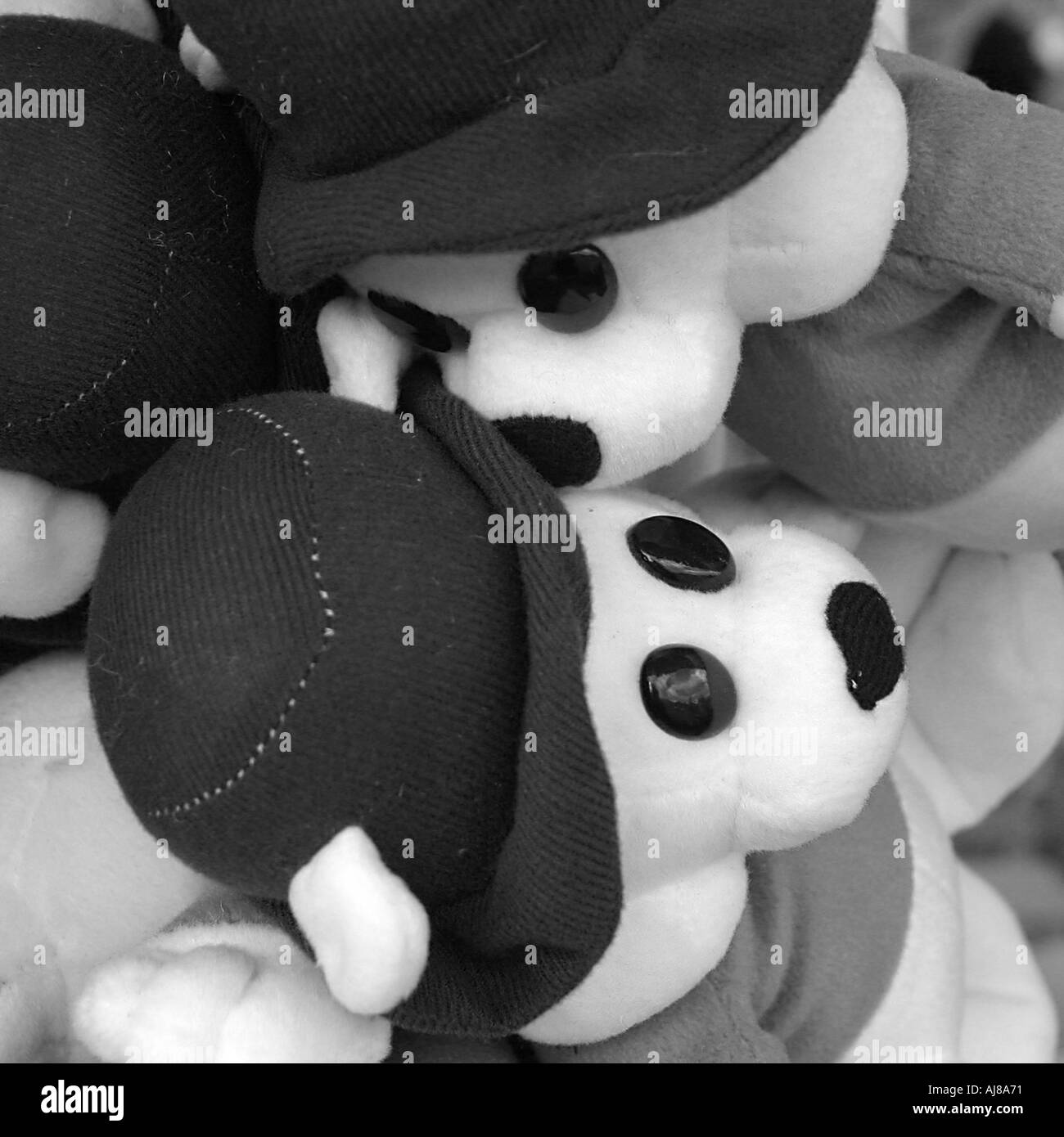 Group of soft toy bears Stock Photo