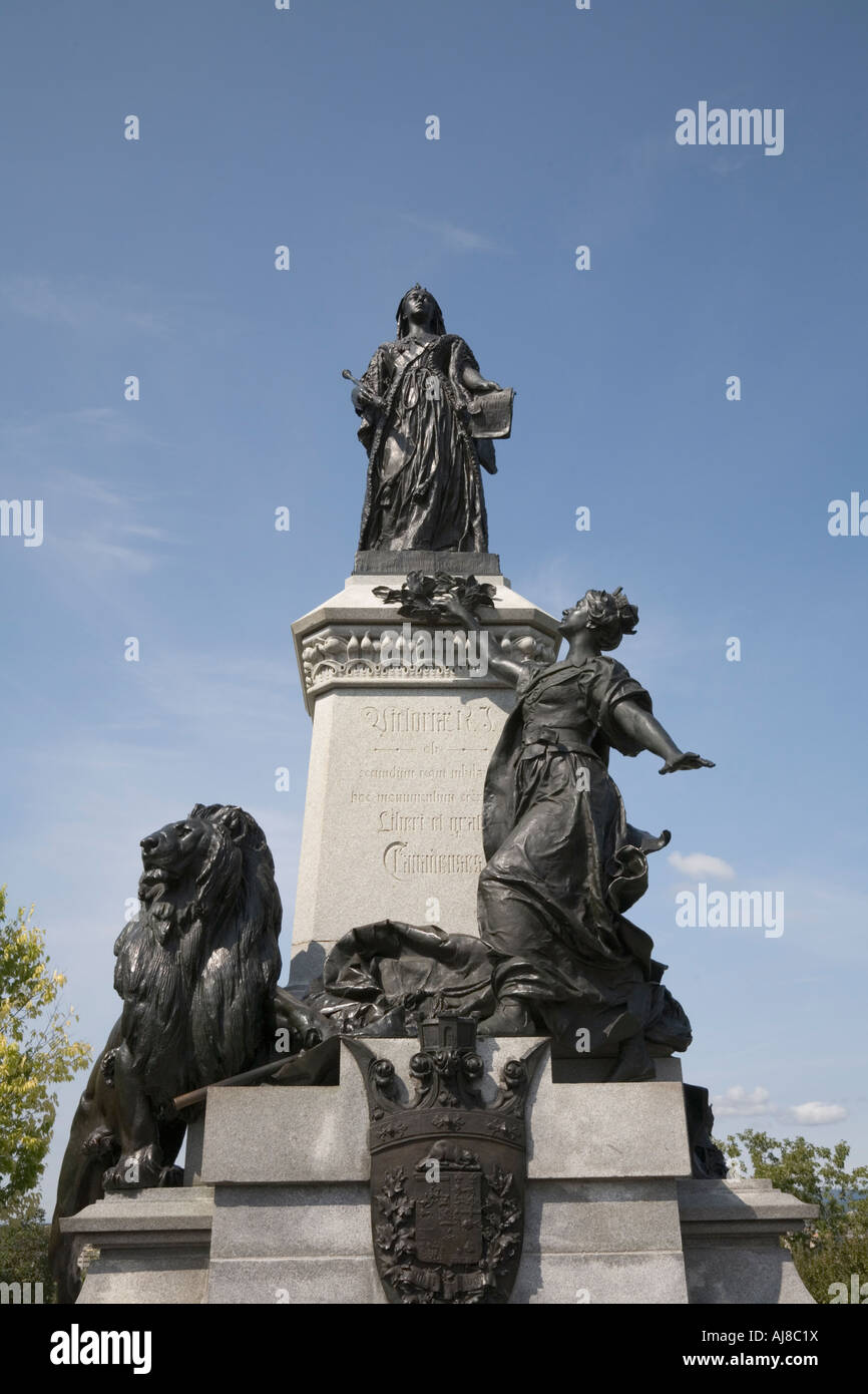 Statue of Queen Victoria on Parliament Hill Ottawa Ontario Canada Stock