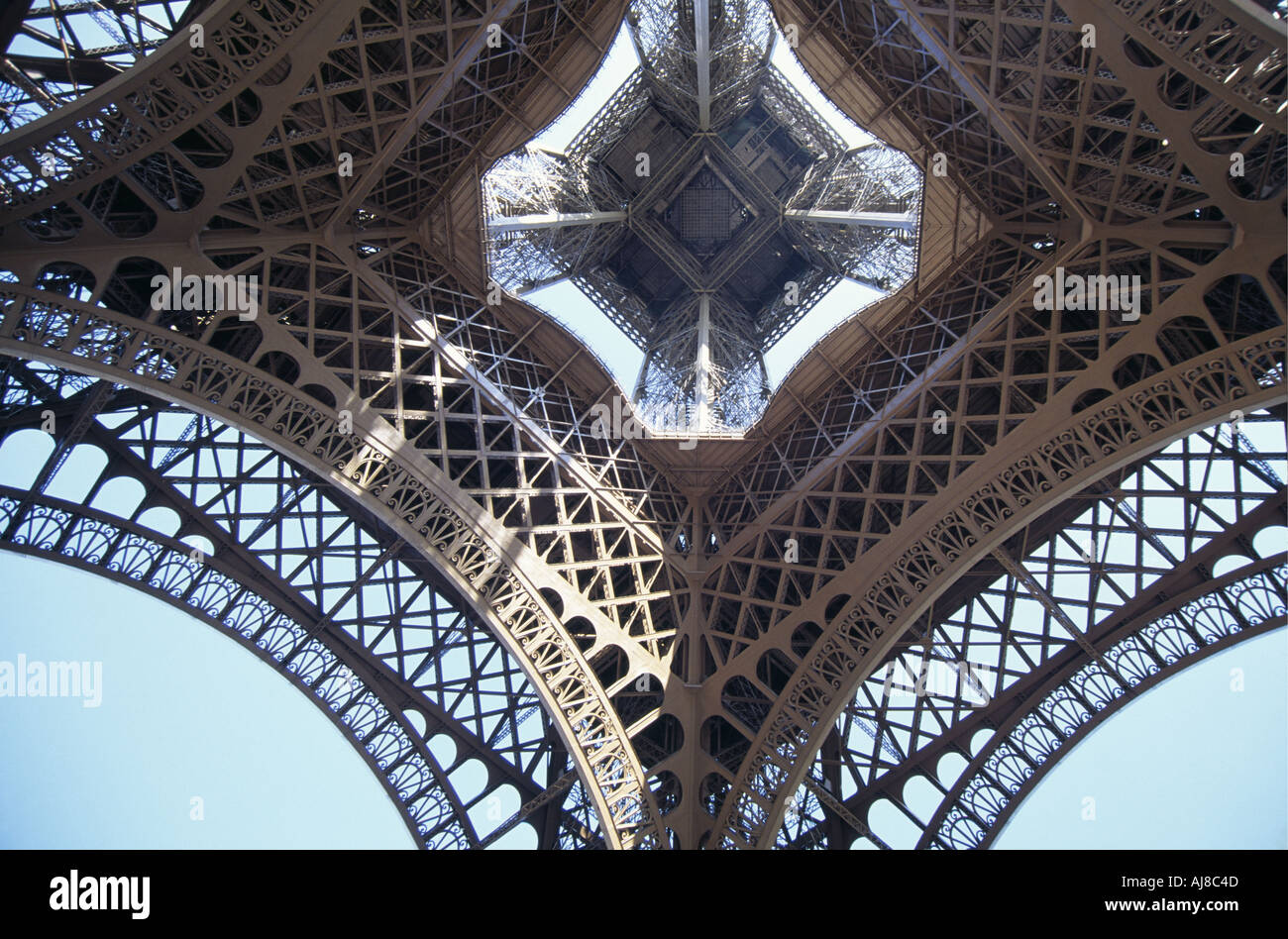 The Eiffel Tower built in 1889 for the Universal Exhibition is the ...