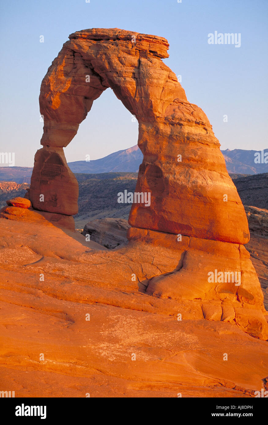 Elk224 4648 Utah Arches NP Delicate Arch Stock Photo