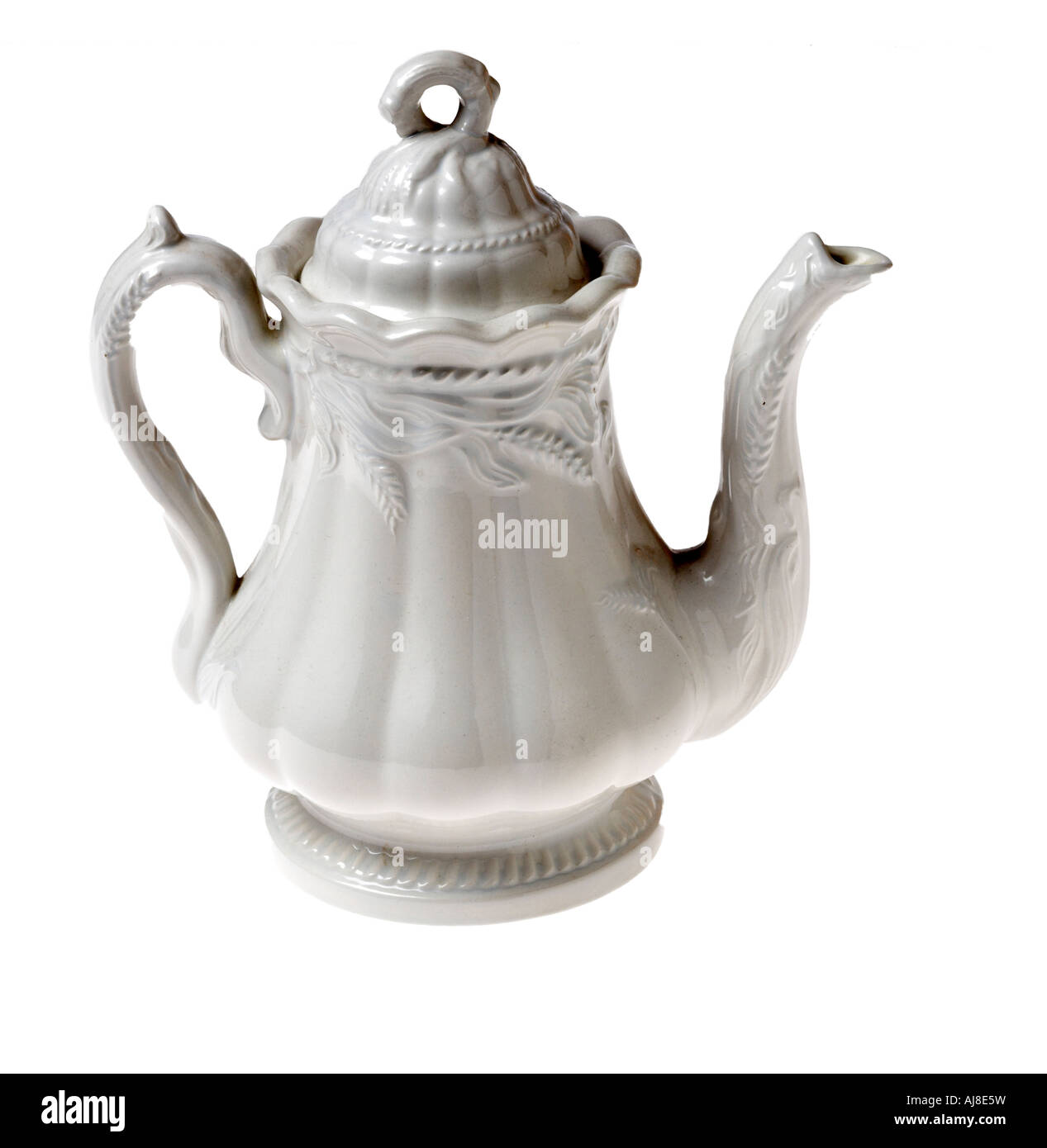 https://c8.alamy.com/comp/AJ8E5W/antique-ceramic-coffee-pot-on-white-background-AJ8E5W.jpg