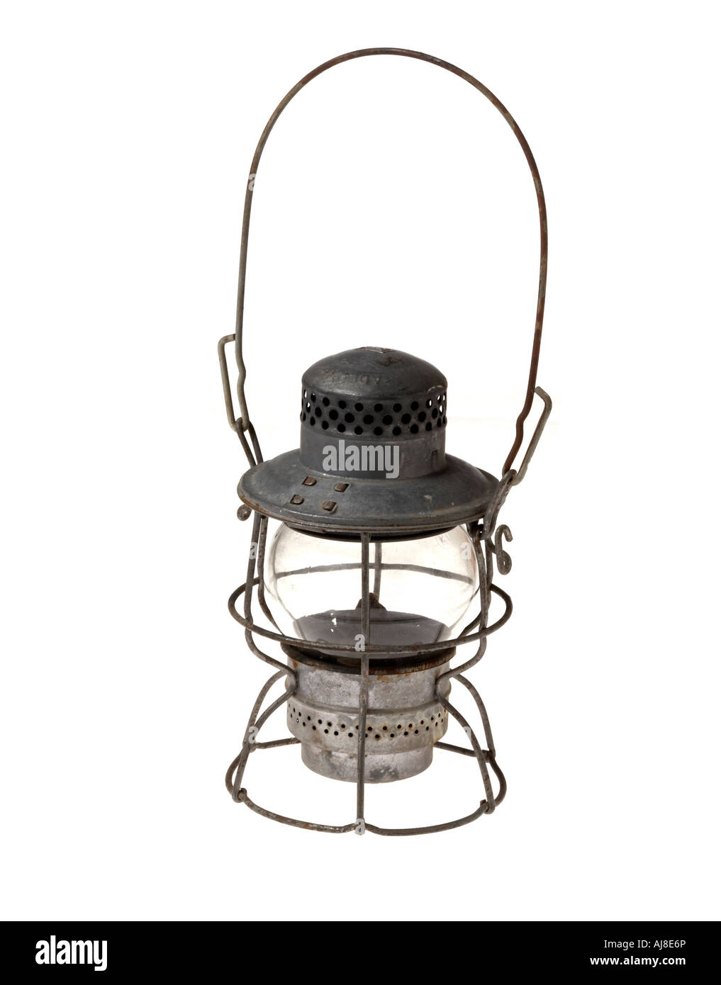 Antique Kerosene Lantern Stock Photo Alamy