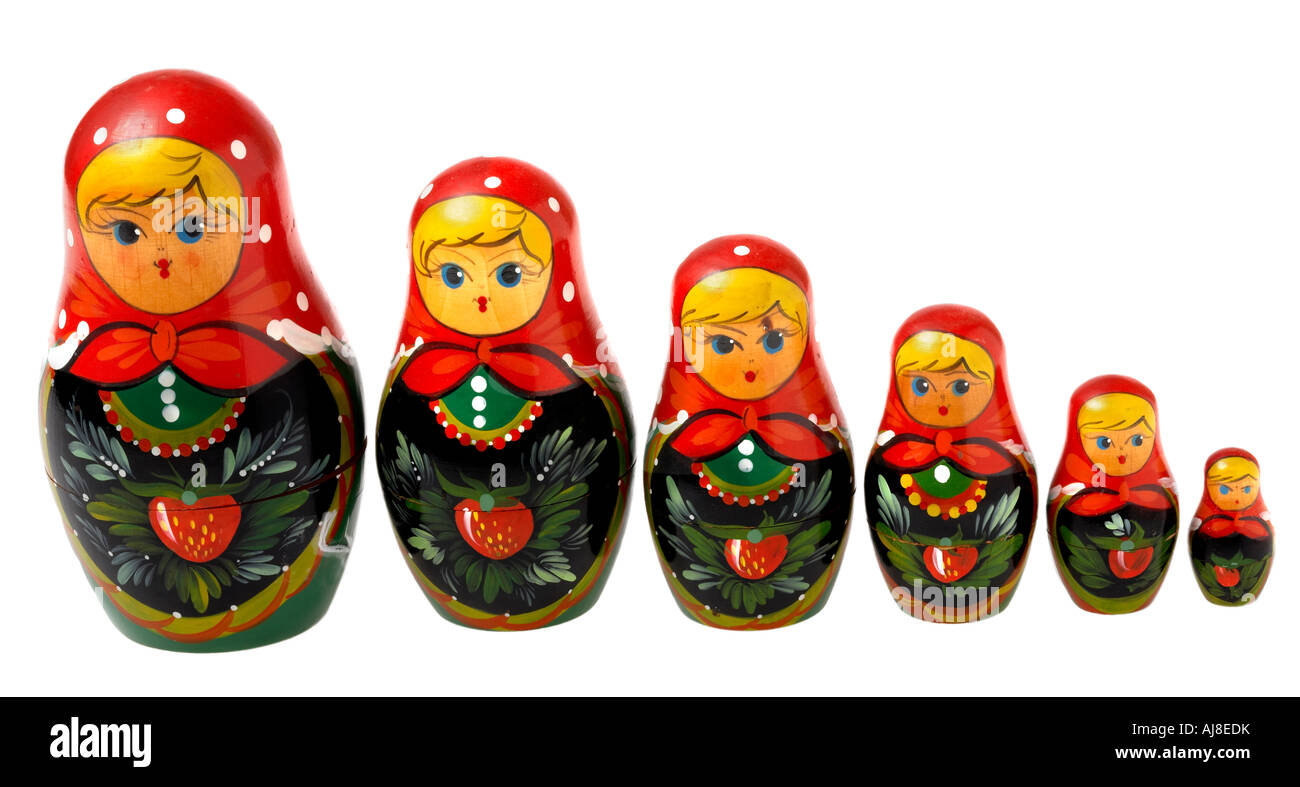 Russian Nesting Dolls Stock Photo Alamy