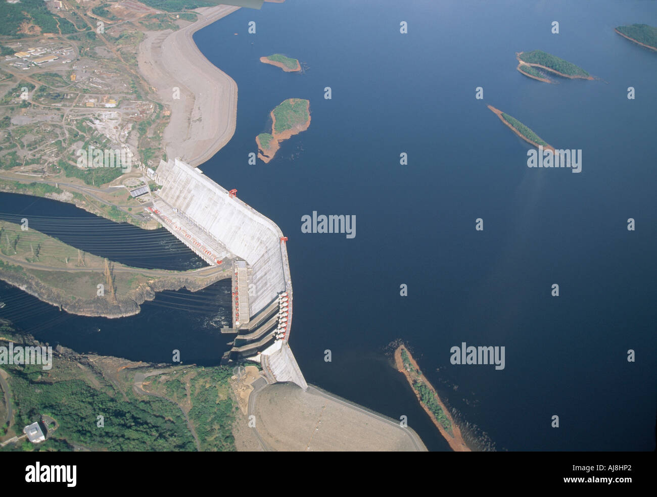 Hydroelectric power station Guri Dam Venezuela Stock Photo - Alamy