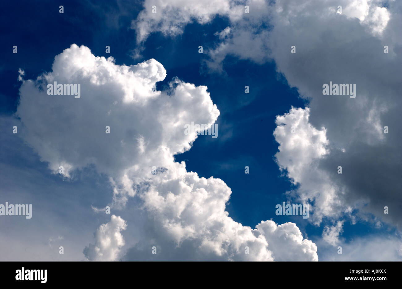 clouds and blue sky Stock Photo