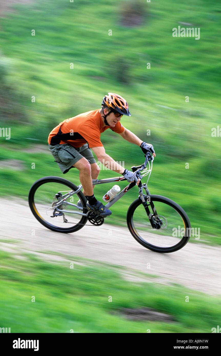 Biker riding in Laguna, California Stock Photo - Alamy