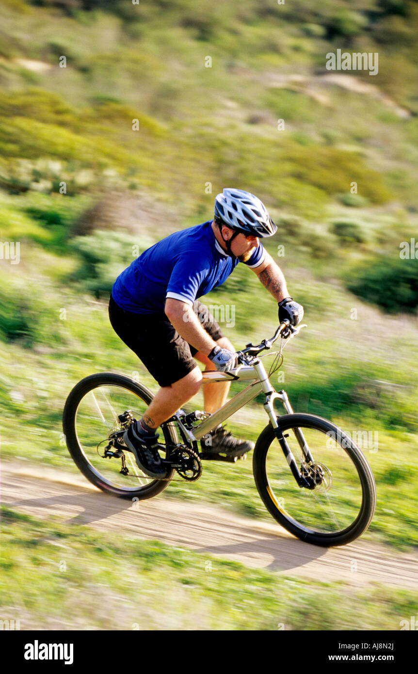 Biker riding in Laguna, California Stock Photo - Alamy
