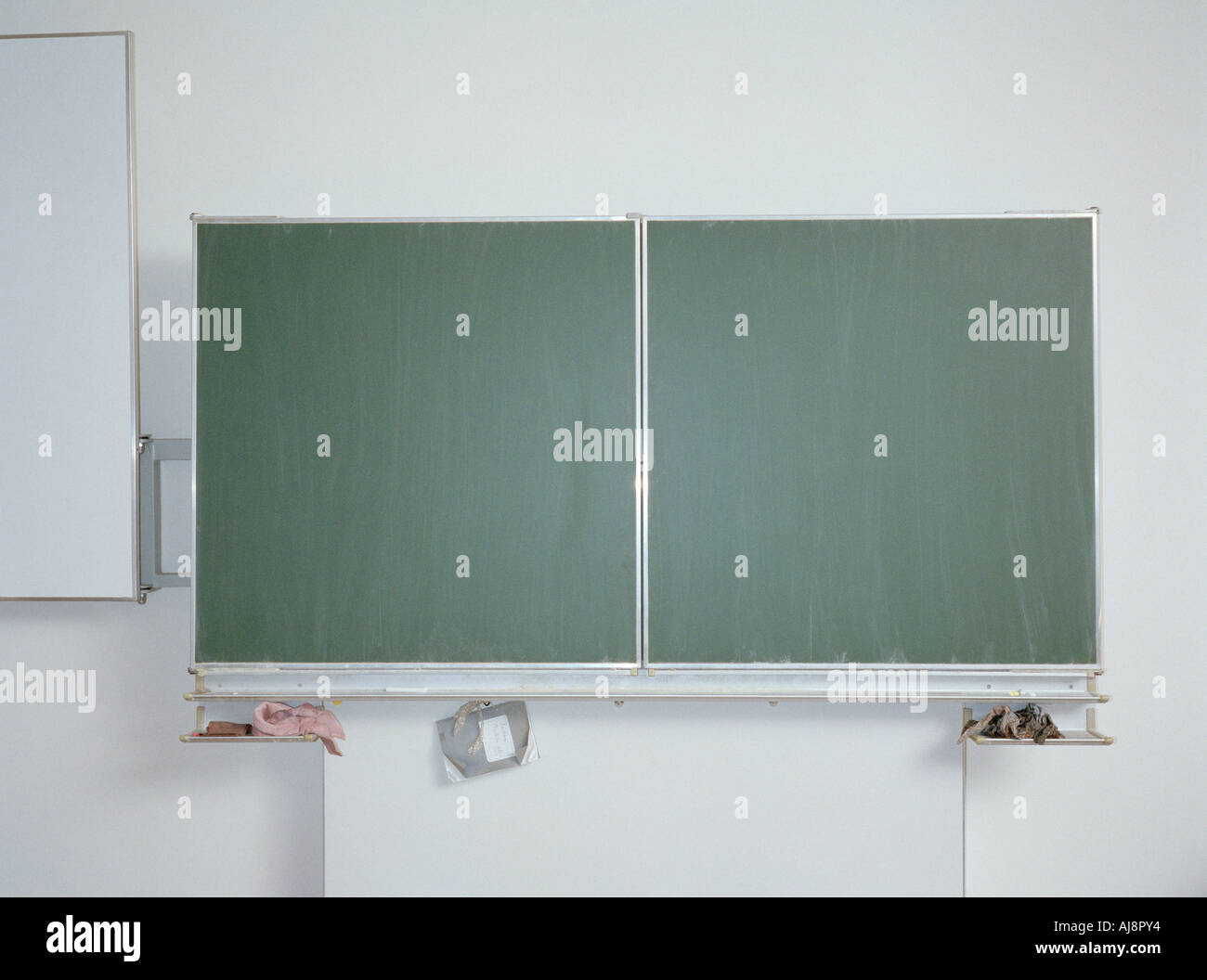 Blackboard in a classroom Stock Photo