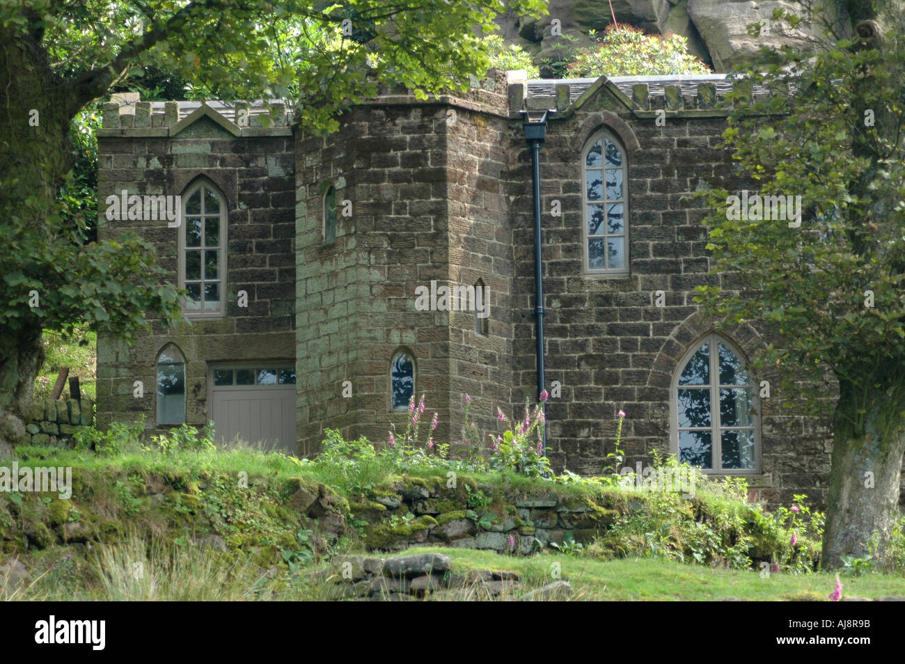 Roaches Hermits House Staffordshire moorlands Stock Photo Alamy