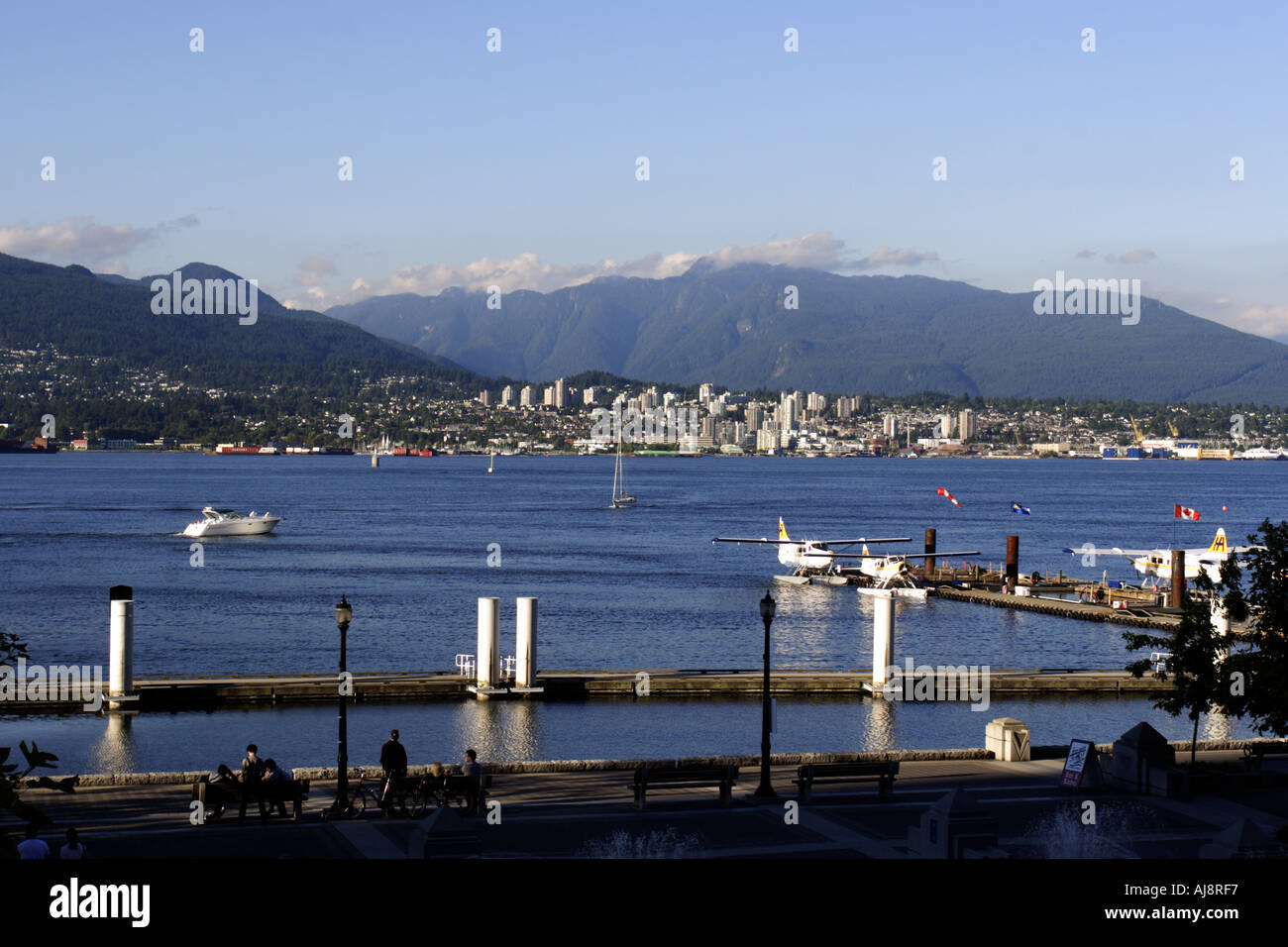 Coal Harbour,  Vancouver,  Canada Stock Photo