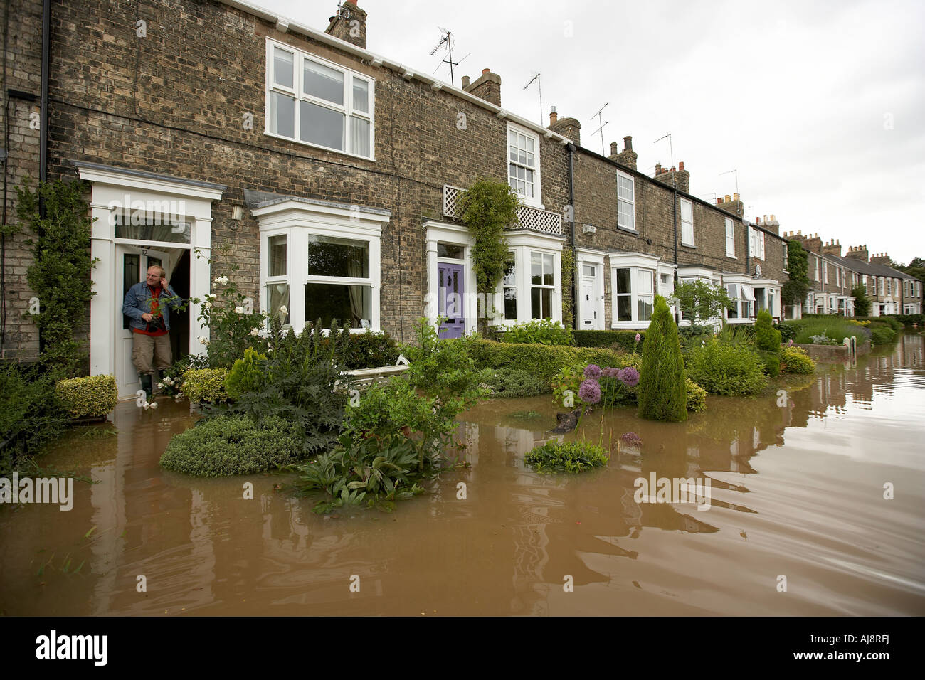 Edwardian and Victorian terrace houses flooded in Beverley East