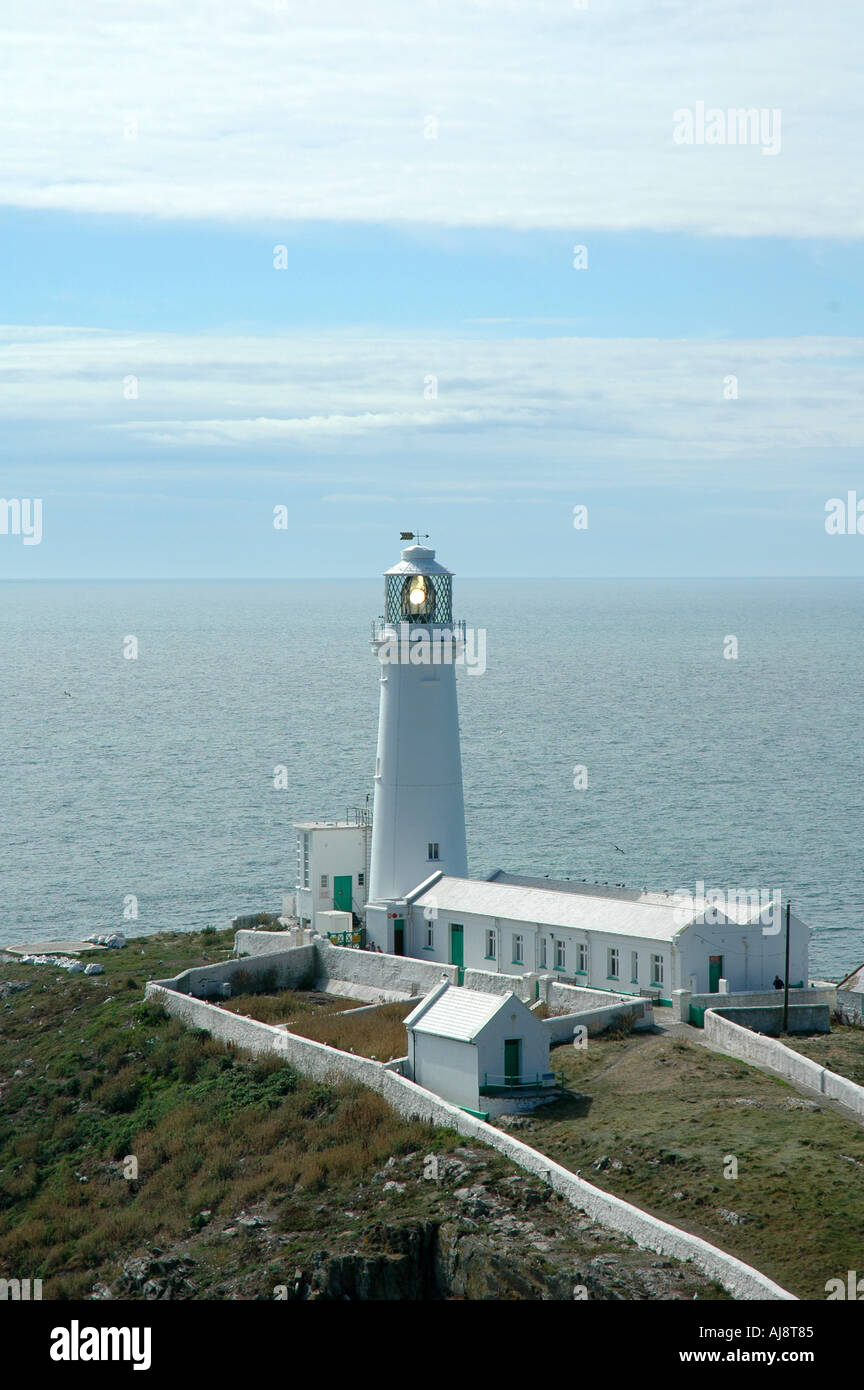 South Stack Lighthouse Site Stock Photo