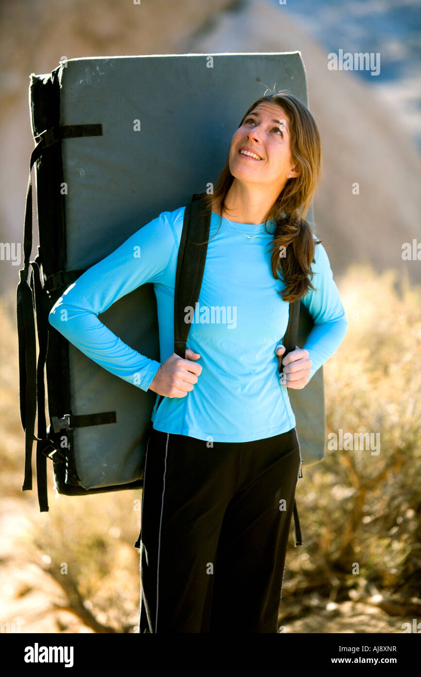 Female climber rock boulders hires stock photography and images Alamy