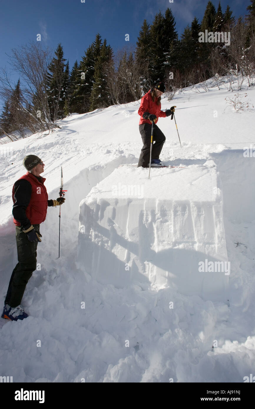Rutschblock test hires stock photography and images Alamy