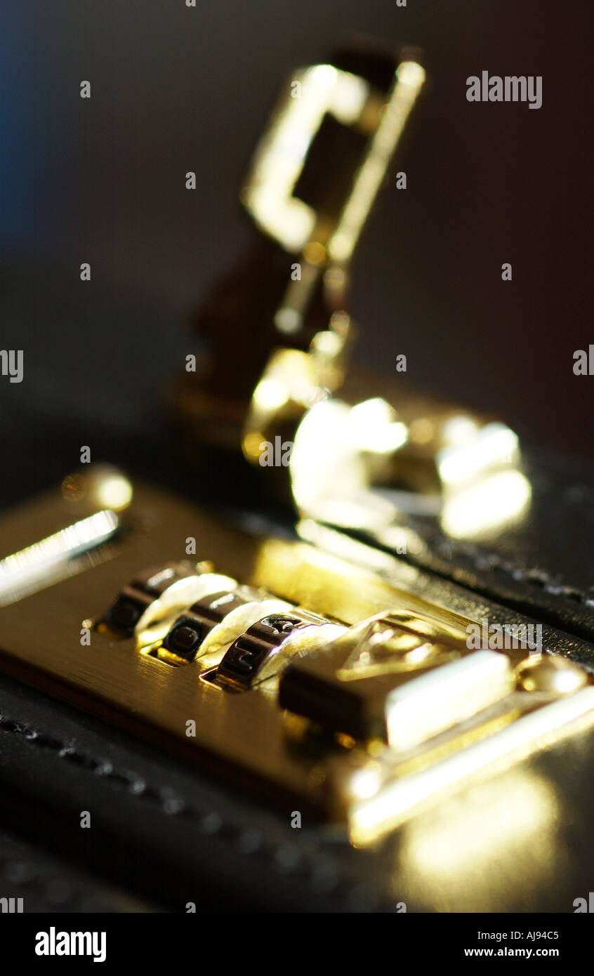 Briefcase combination lock hires stock photography and images Alamy