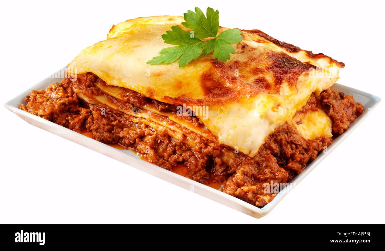 ITALIAN BEEF LASAGNE Stock Photo Alamy