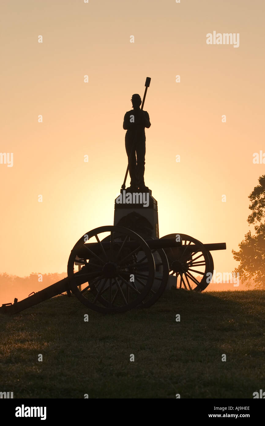Civil War Memorial at Gettysburg Stock Photo - Alamy