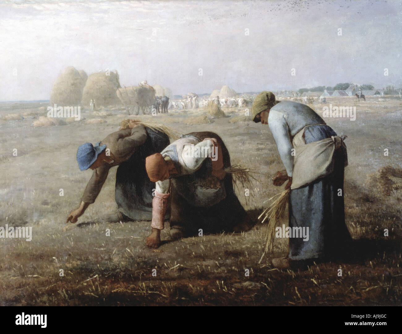 'The Gleaners', 1857. Artist Jean Francois Millet Stock Photo Alamy