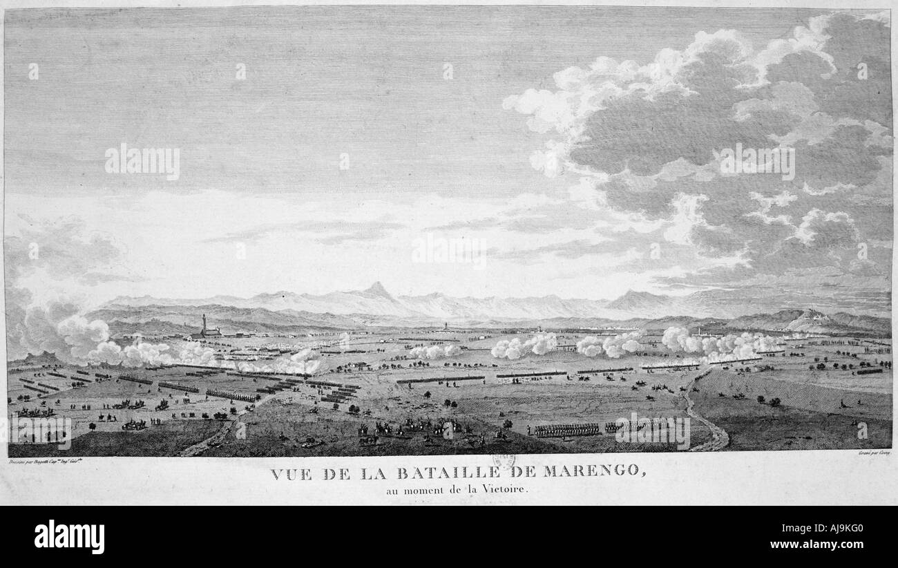 'View of the Battle of Marengo at the moment of victory', 1800. Artist