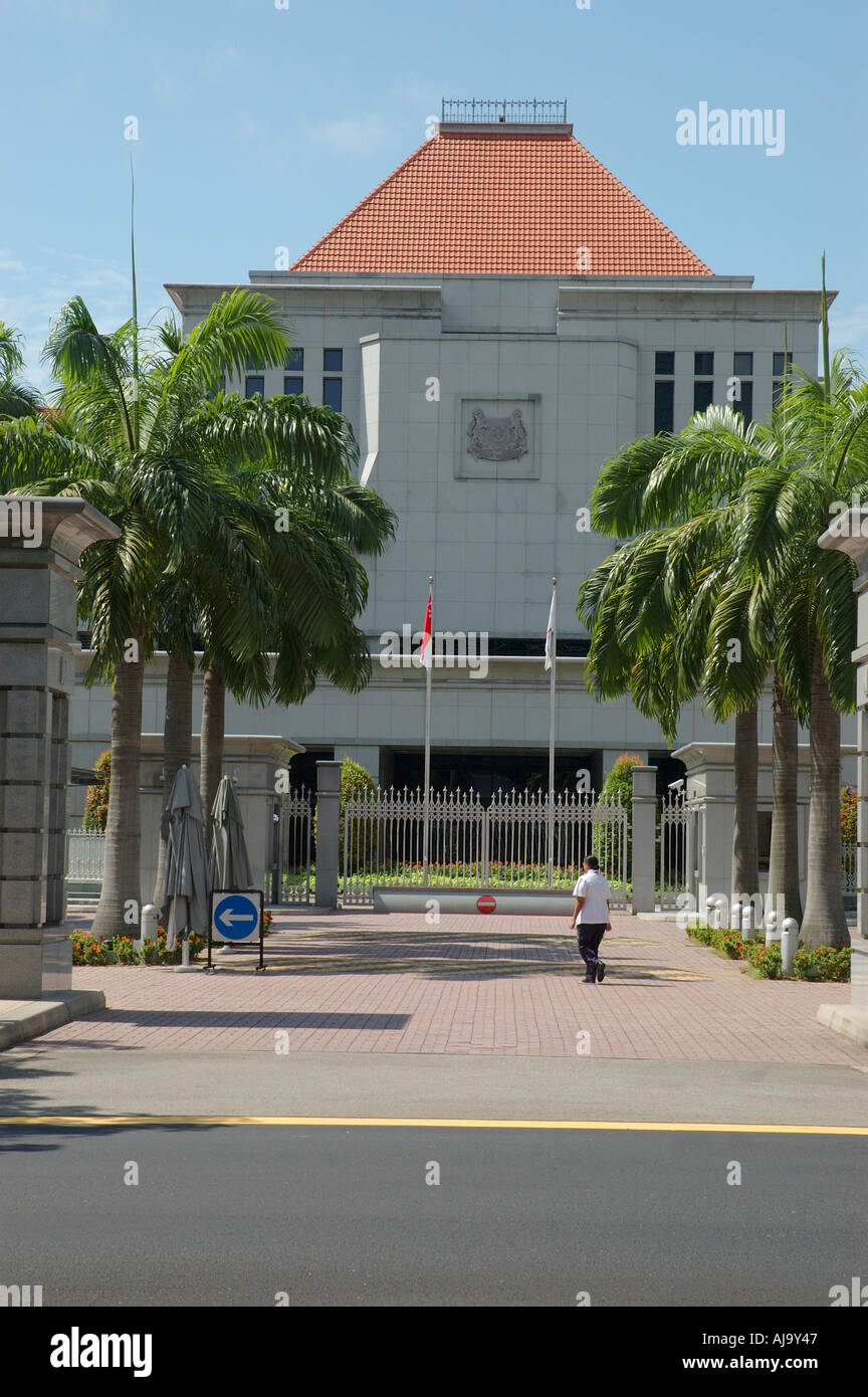 Government building Singapore Stock Photo Alamy