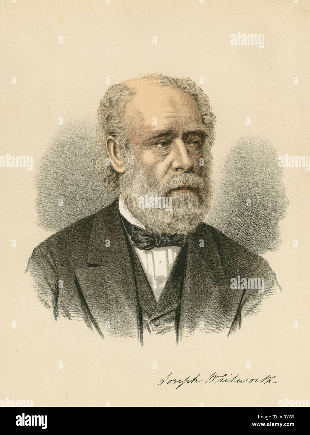 Joseph Whitworth, British engineer and inventor, c1880. Artist Unknown