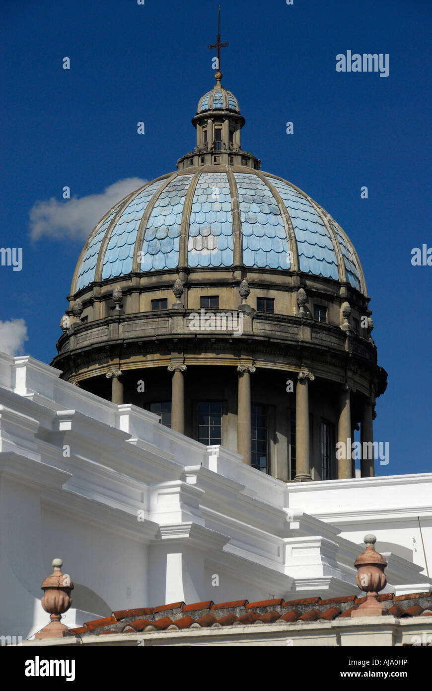 Cathedral in the center of Guatemala City, capital of Guatemala Stock ...