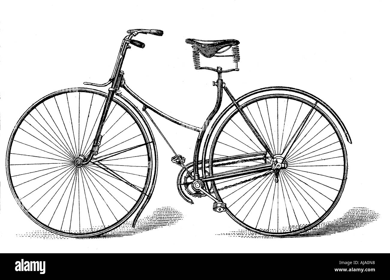 Rover Safety Bicycle, c1885. Artist: Unknown Stock Photo